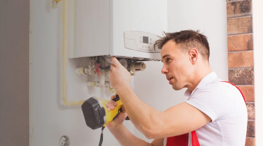 Local tankless water heater installation in Chokio, MN